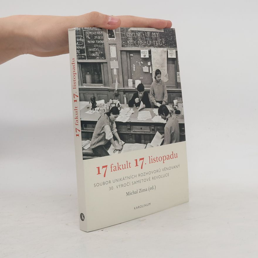 Michal Zima 17 fakult 17. listopadu