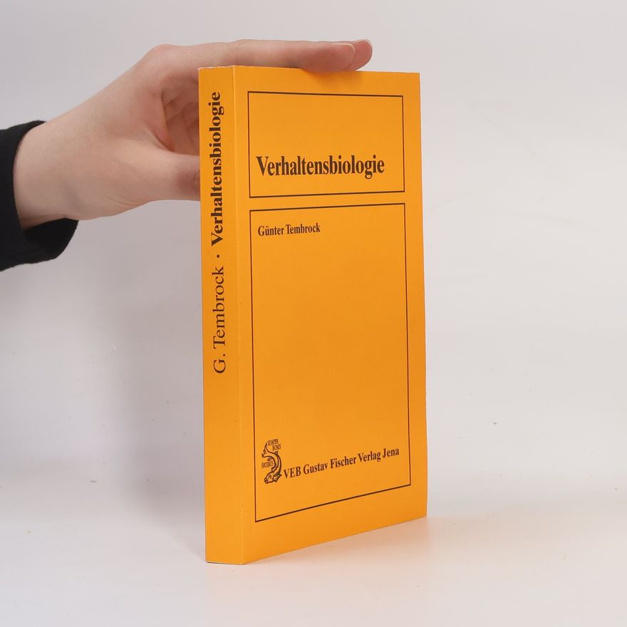 Günter Tembrock Verhaltensbiologie