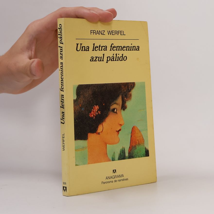 Franz Werfel Una letra femenina azul pálido