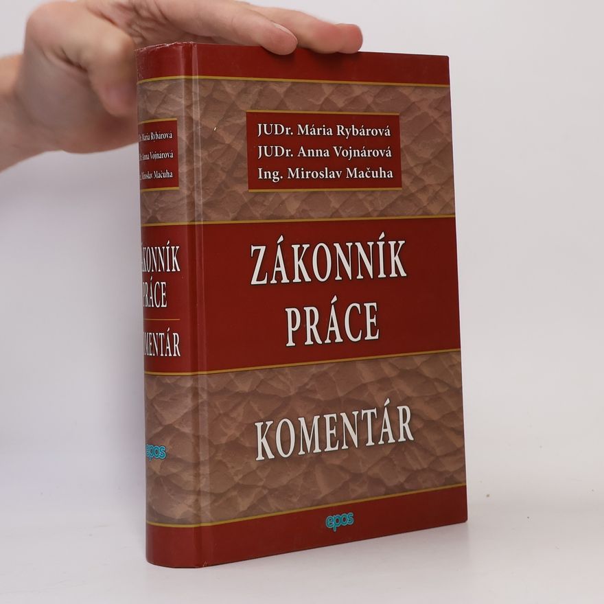 Miroslav Mačuha Zákonník práce - Komentár