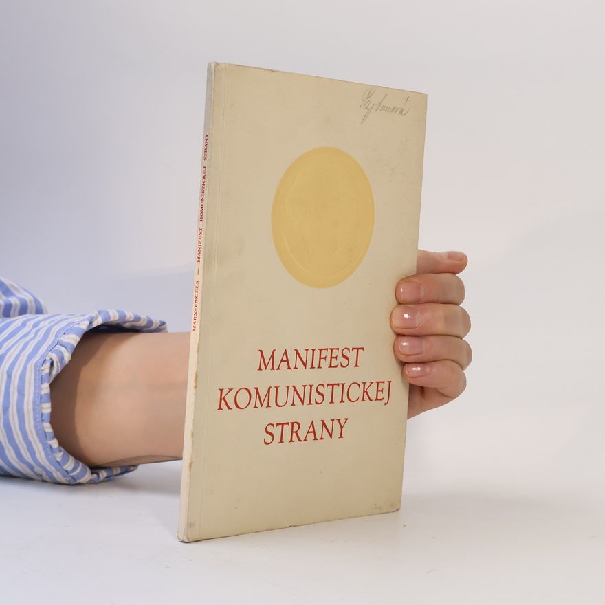 Karl Marx Manifest Komunistickej strany