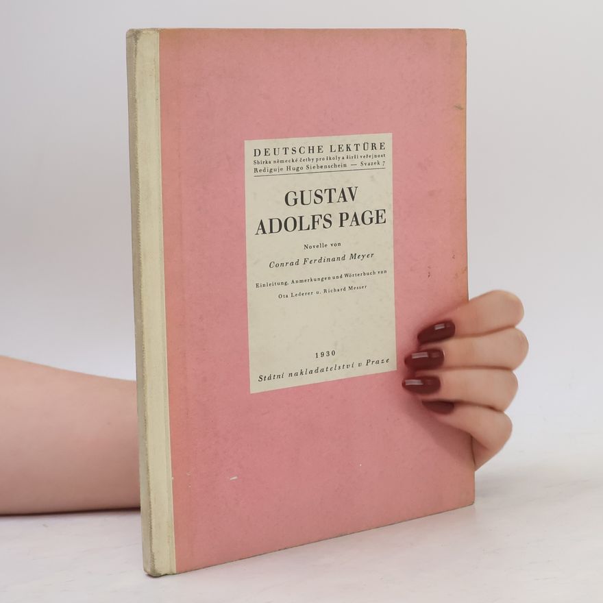 Conrad Ferdinand Meyer Gustav Adolfs Page Novelle
