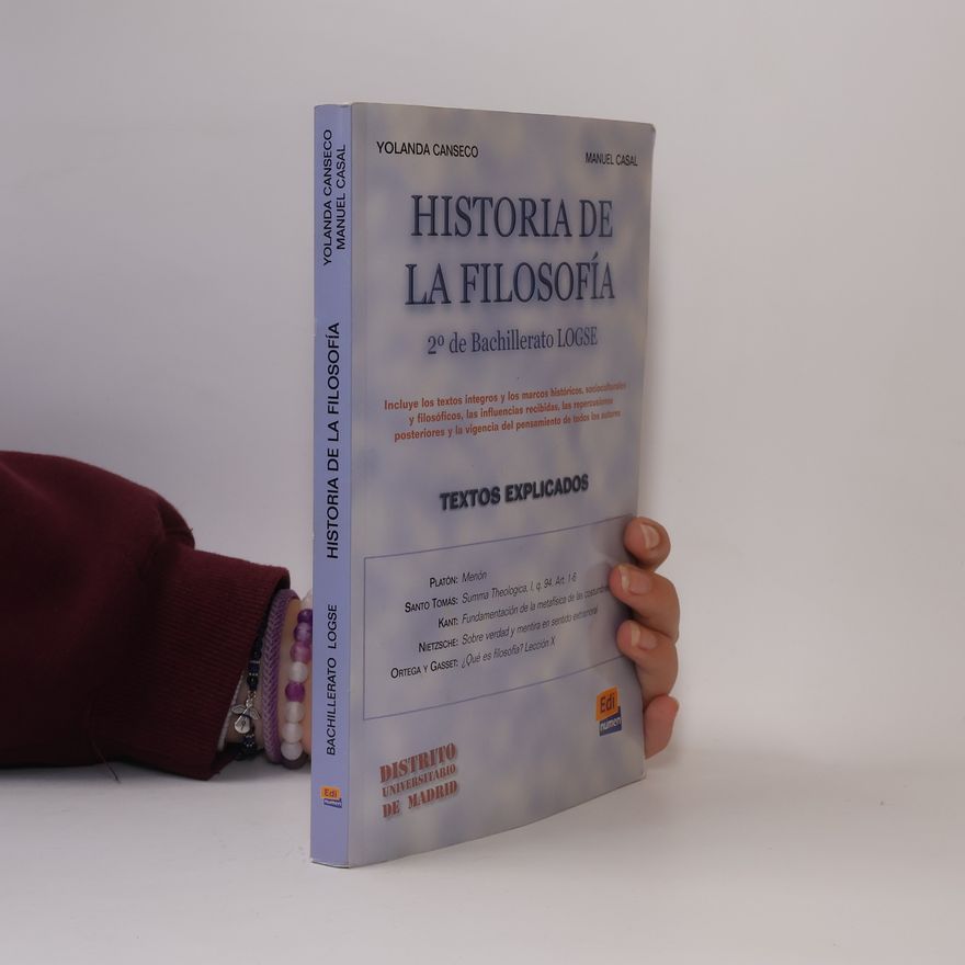 Yolanda Canseco Redondo Historia de la filosofía