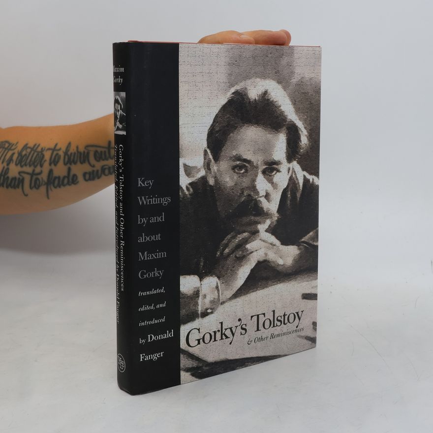 Donald Fanger Gorky's Tolstoy and Other Reminiscences