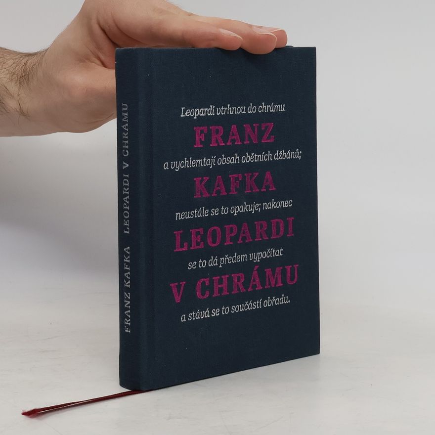 Pavel Eisner Leopardi v chrámu