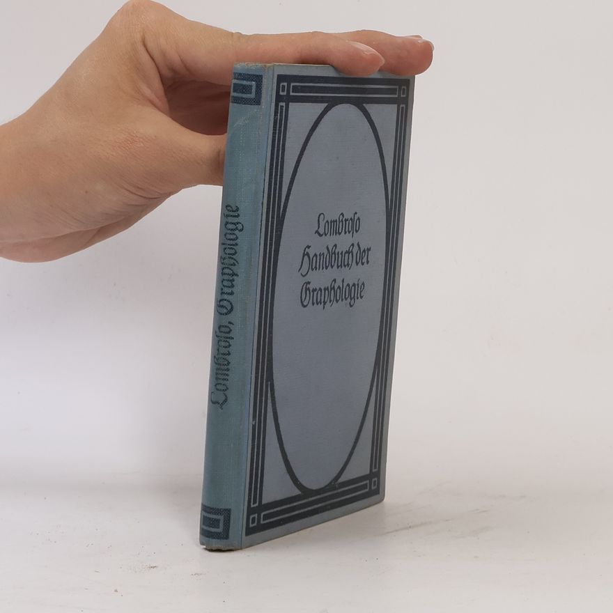 Cesare Lombroso Handbuch der Graphologie