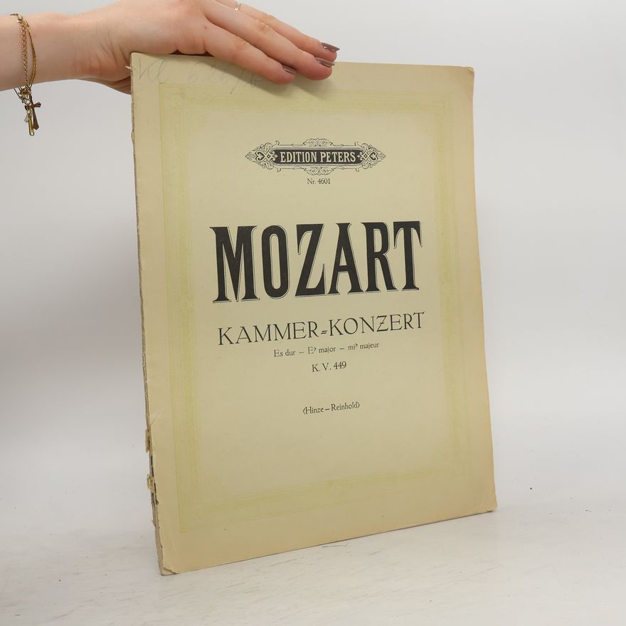Wolfgang Amadeus Mozart Mozart kammer-konzert. K.V. 449