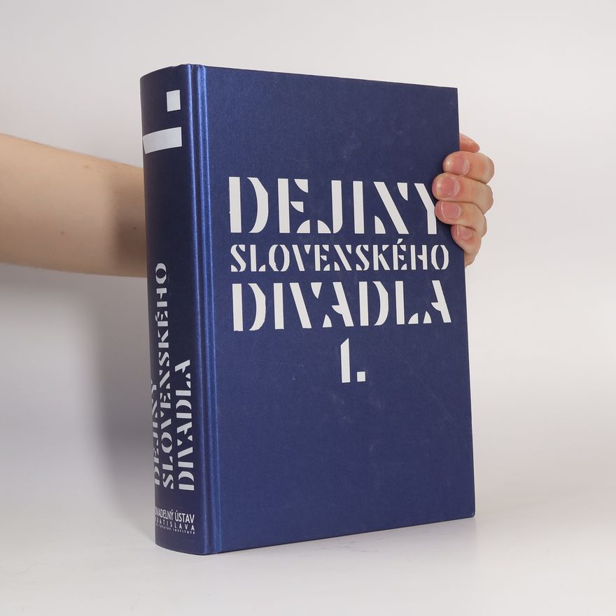 Vladimír Štefko Dejiny slovenského divadla I.