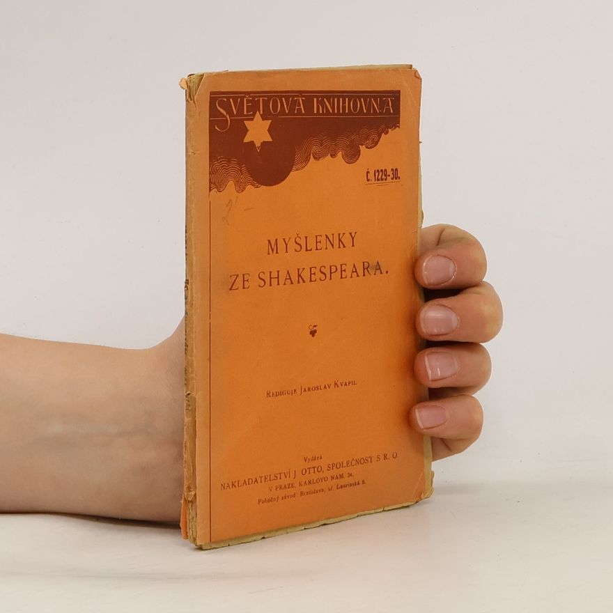 Karel Engelmüller Myšlenky ze Shakespeara