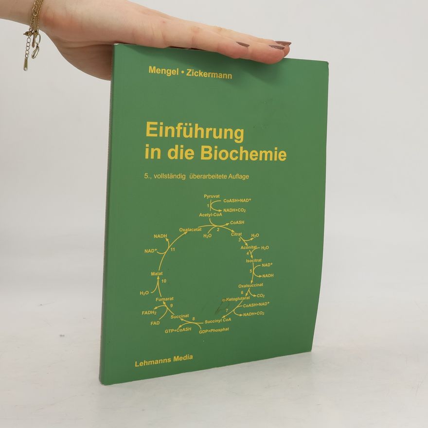 Volker Zickermann Einführung in die Biochemie