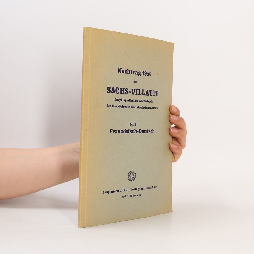 Autorenkollektiv Nachtrag 1956 zu Sachs-Villatte I
