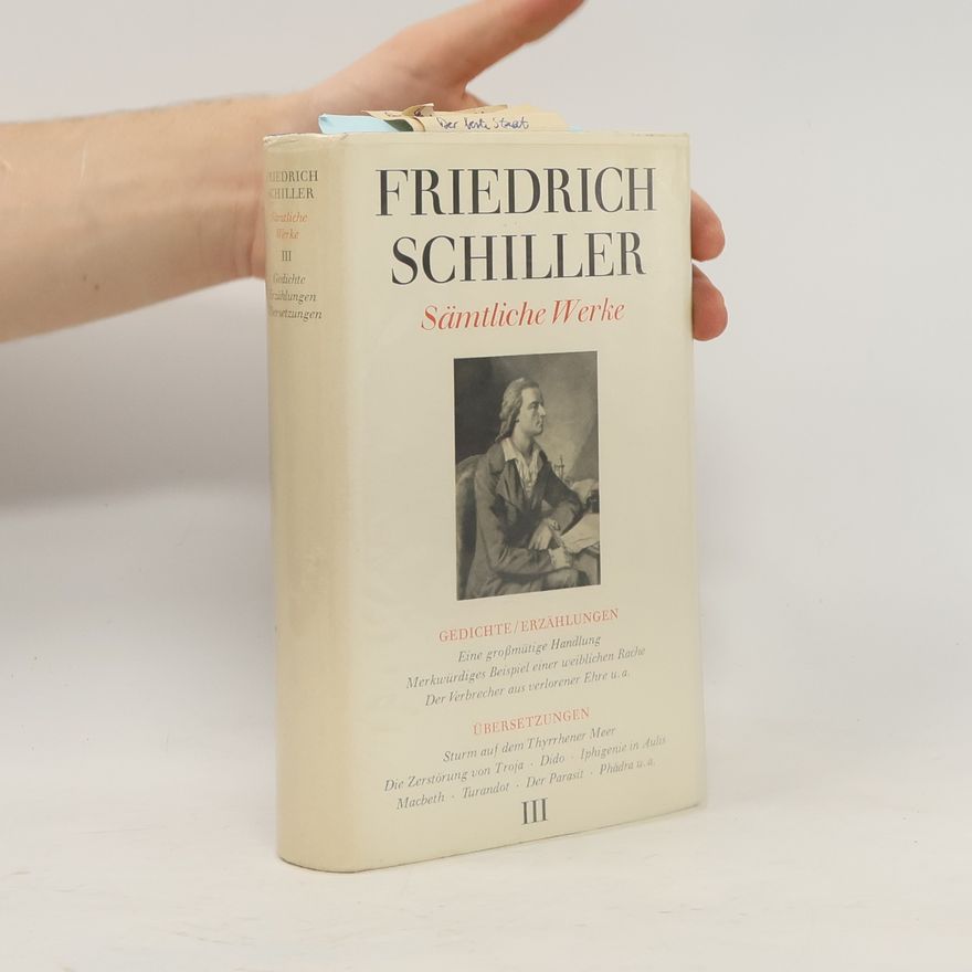 Friedrich Schiller Sämtliche Werke 3