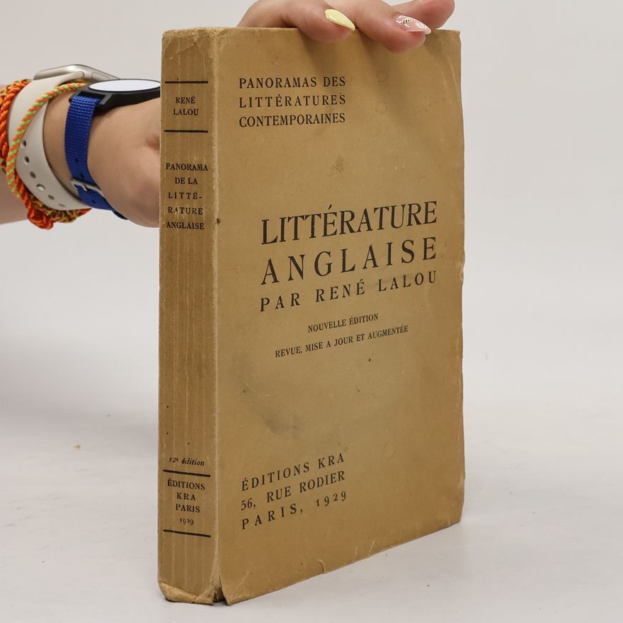 Rene Lalou Littérature Anglaise