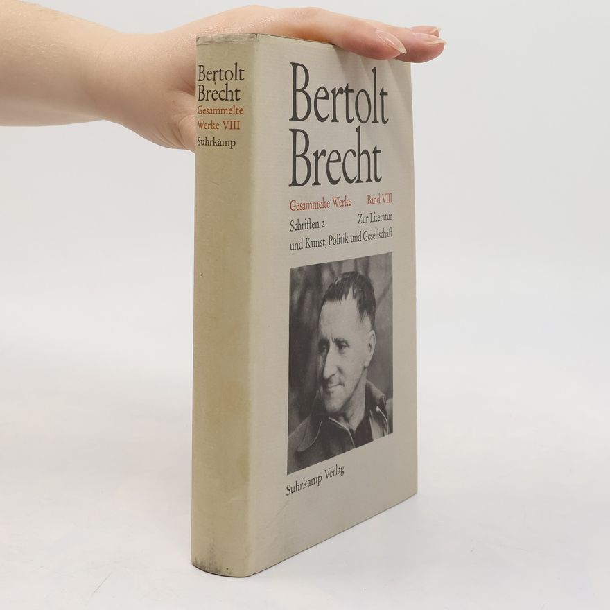 Bertolt Brecht Gesammelte Werke VIII.