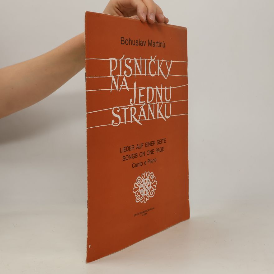 Bärenreiter Praha s.r.o Písničky na jednu stránku
