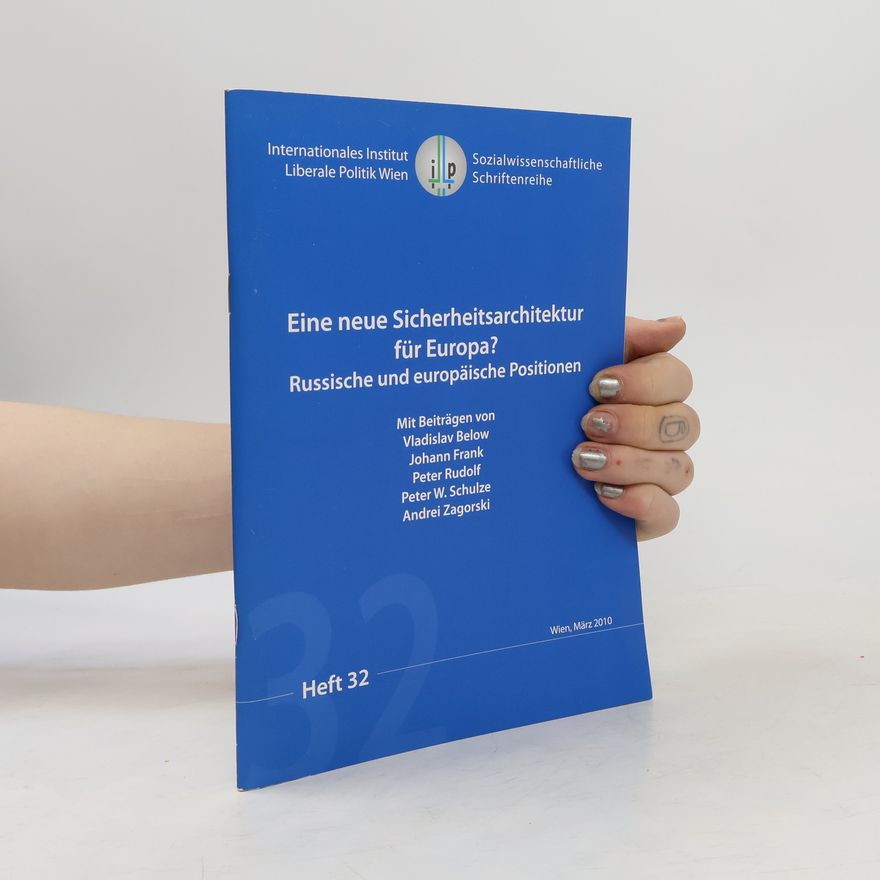 Andrei Zagorski Eine neue Sicherheitsarchitektur für Europa?