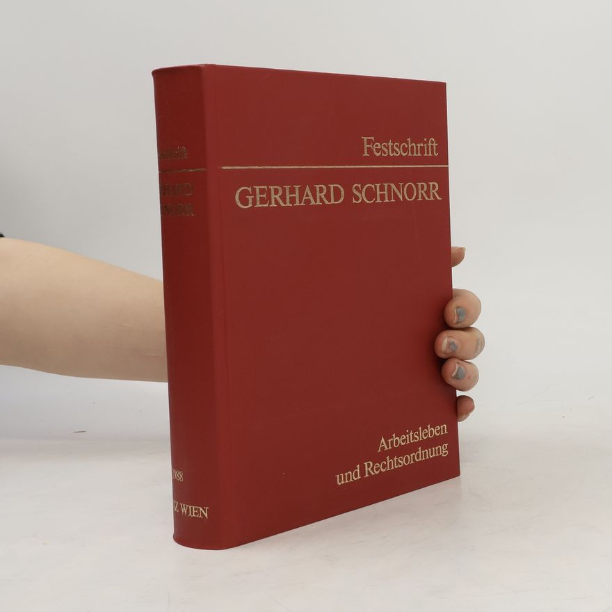 Gustav Wachter Arbeitsleben und Rechtsordnung