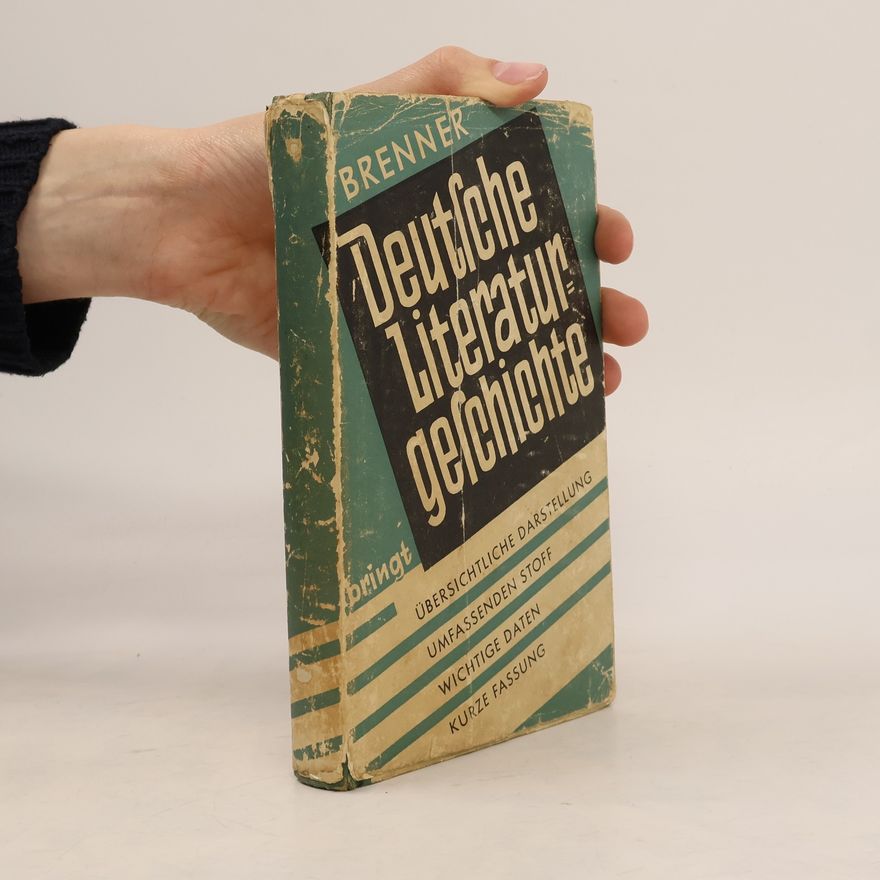 Emil Brenner Deutsche Literaturgeschichte