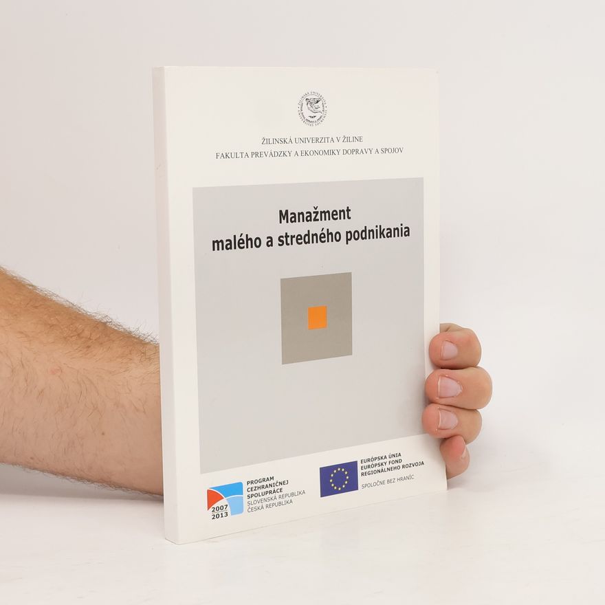 Jana Magdolenová Manažment malého a stredného podnikania