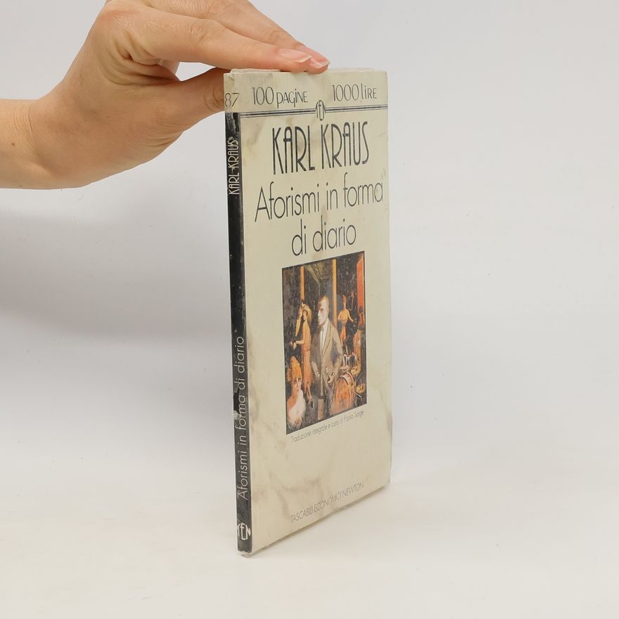 Karel Kraus Aforismi in forma di diario