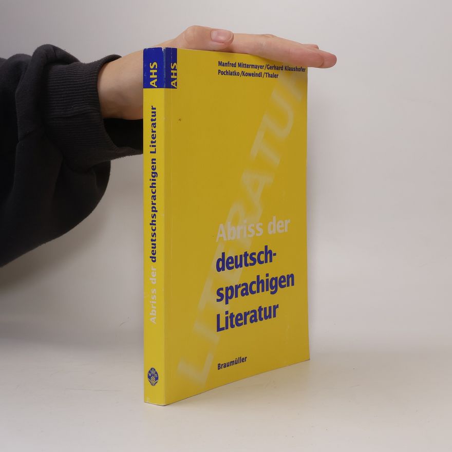Manfred Mittermayer Abriss der deutschsprachigen Literatur