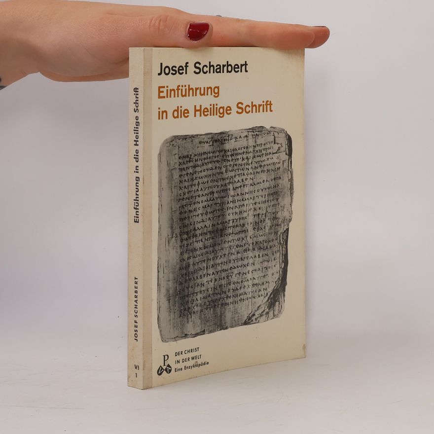 Josef Scharbert Einführung in die Heilige Schrift