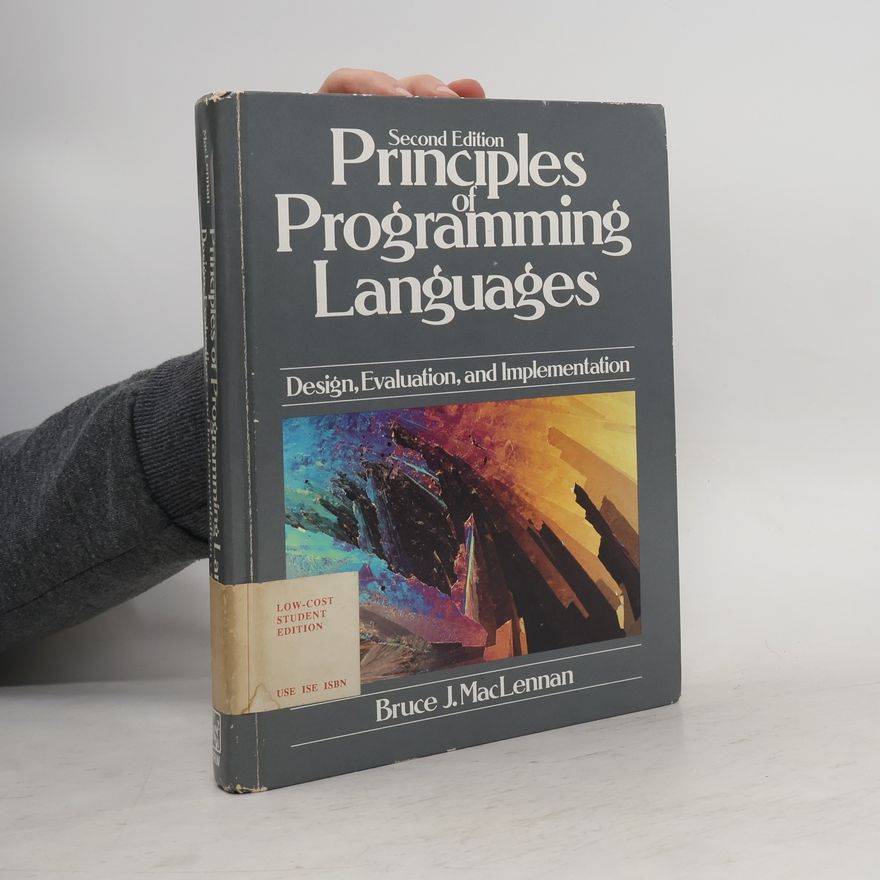 Bruce J. MacLennan Principles of Programming Languages