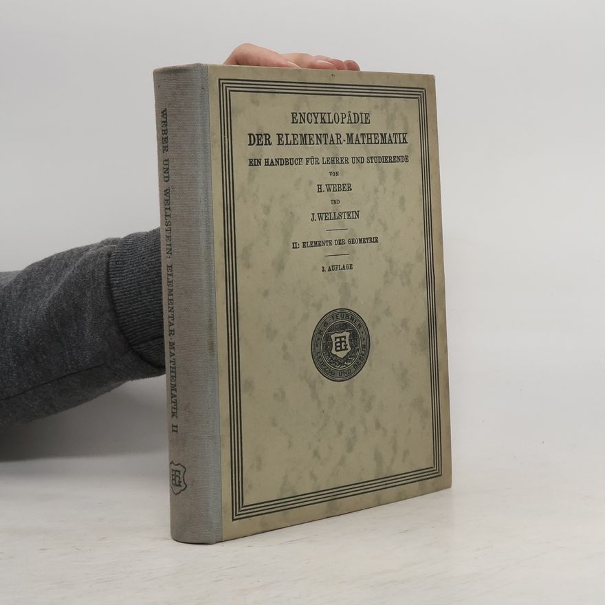 Walther Jacobsthal Encyklopädie der Elementar-Mathematik