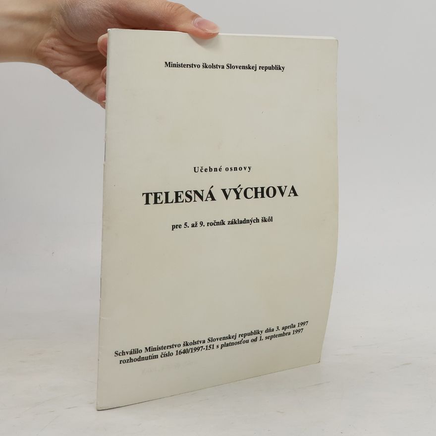 Dušan Noga Učebné osnovy Telesná výchova pre 5. až 9. ročník základných škôl