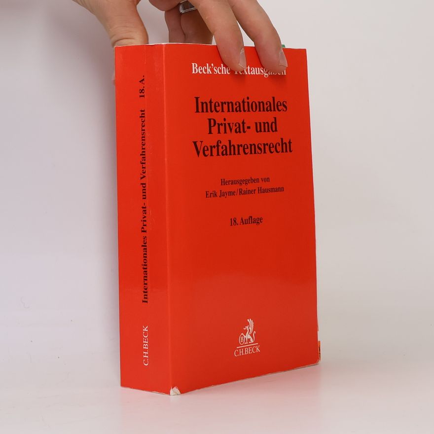 Rainer Hausmann Beck'sche Textausgaben: Internationales Privat- und Verfahrensrecht