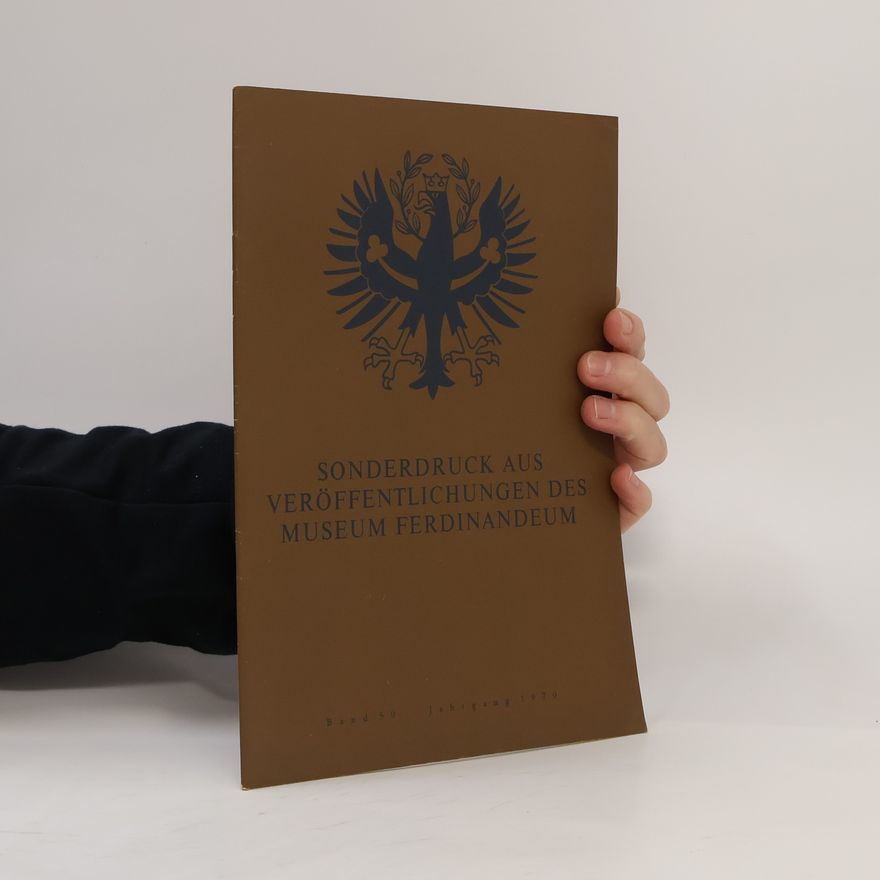 AA.VV. Sonderdruck aus Veröffentlichungen des Museum Ferdinandeum 50