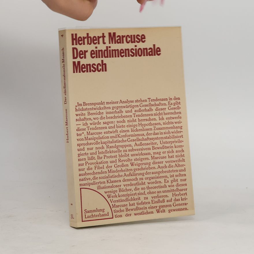 Herbert Marcuse Der eindimensionale Mensch