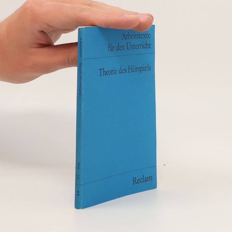 Horst Scheffner Theorie des Hörspiels