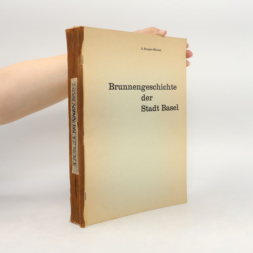 Autorenkollektiv Brunnengeschichte der Stadt Basel