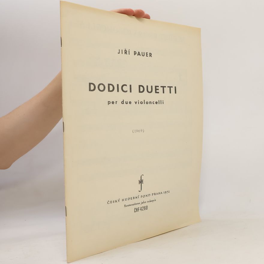 Jiří Pauer Dodici duetti per due violoncelli (1969)