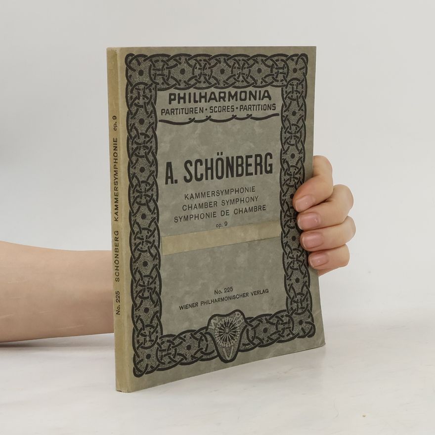 Arnold Schönberg Kammersymphonie. Chamber symphony. Symponie de Chambre