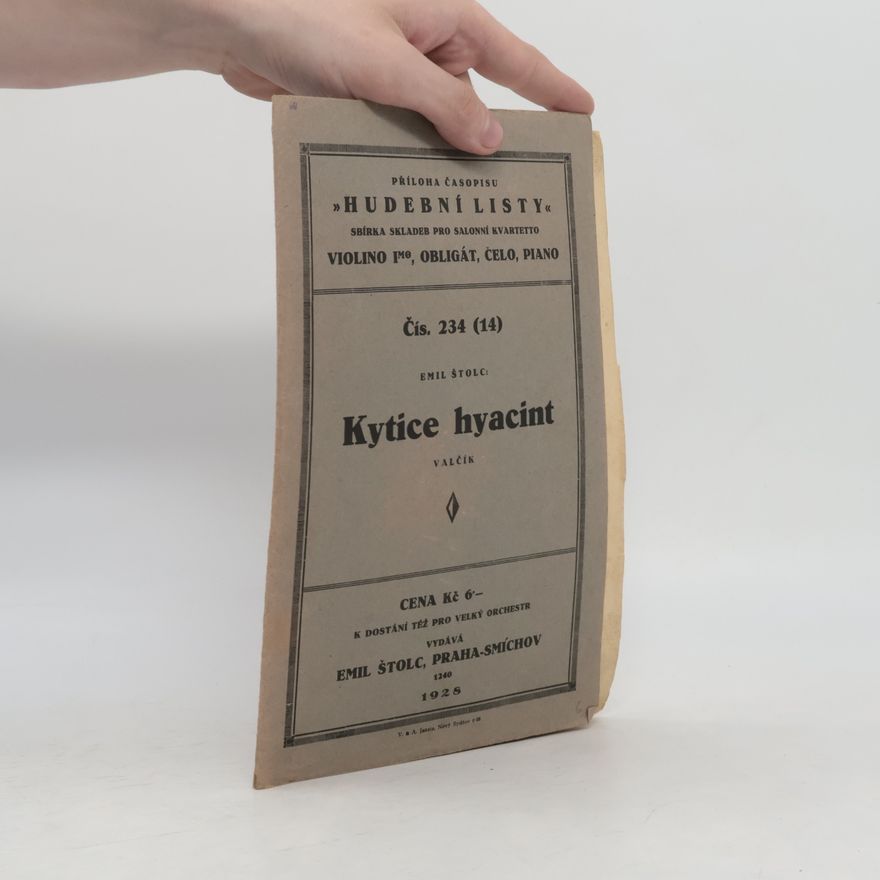 Emil Štolc Kytice hyacint