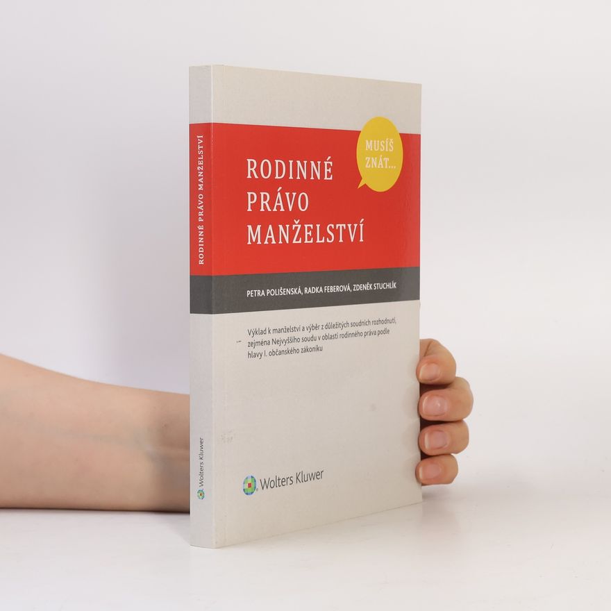 Zdeněk Stuchlík Rodinné právo - Manželství