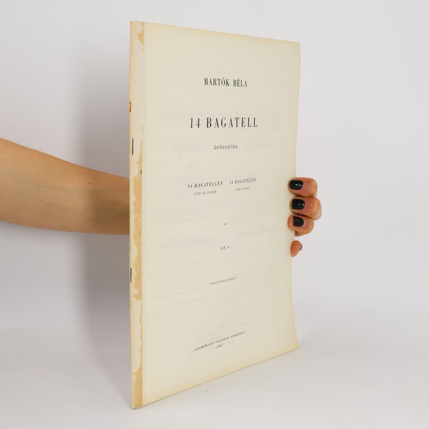 Béla Bartók 14 Bagatell zongorára