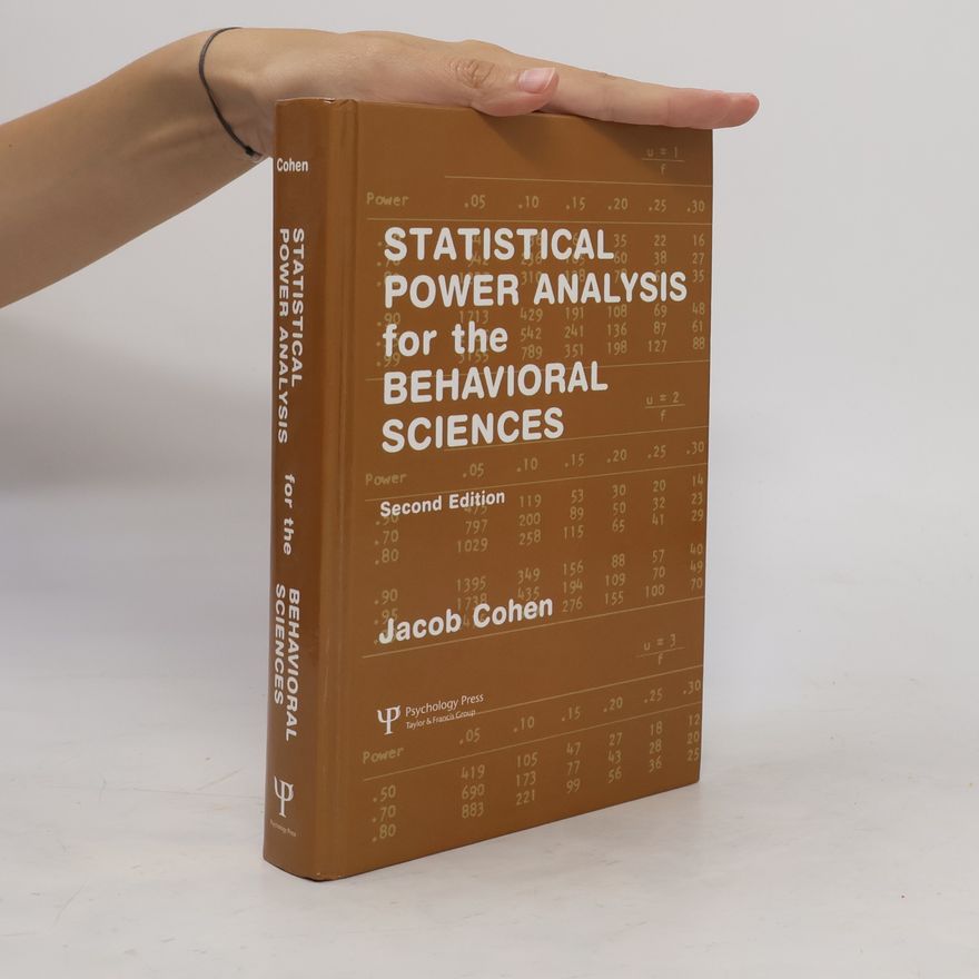 Jacob Cohen Statistical power analysis for the behavioral sciences