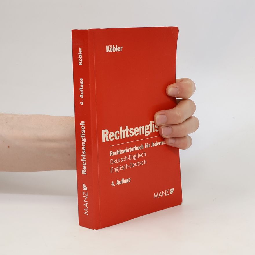 Gerhard Köbler Rechtsenglisch