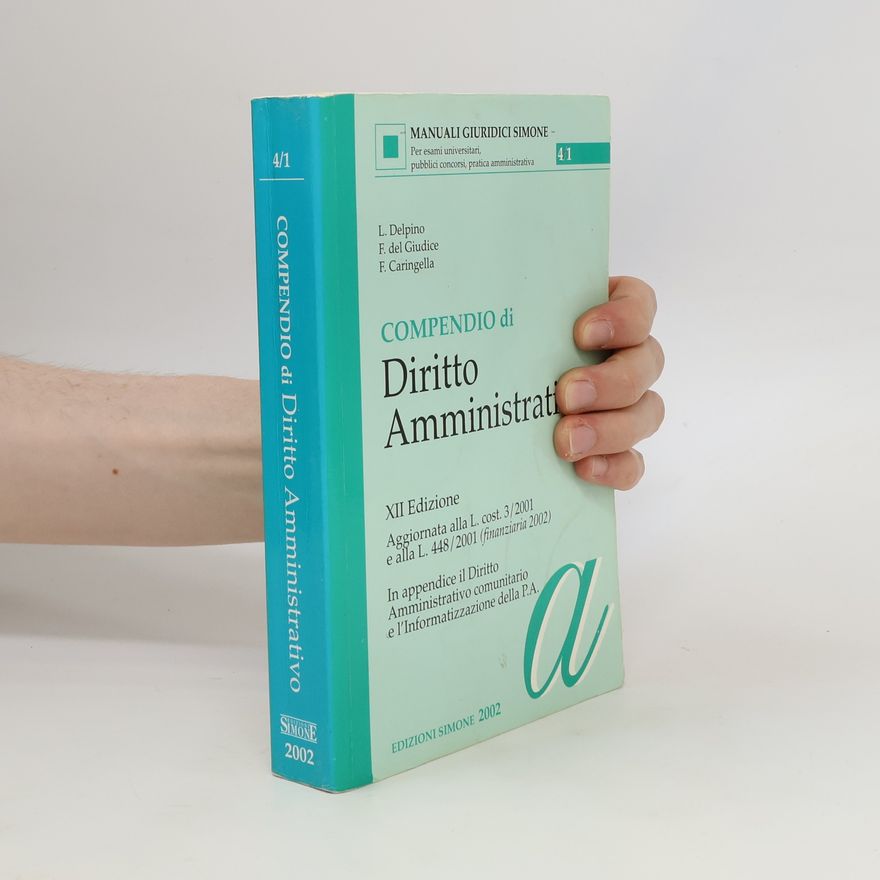 Federico Del Giudice Compendio di Diritto Amministrativo