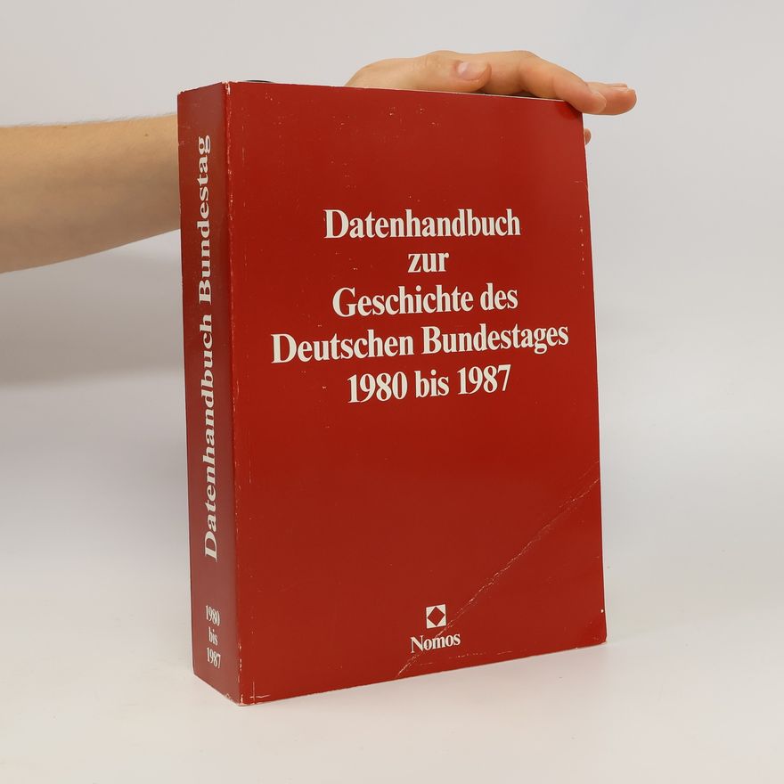 Peter Schindler Datenhandbuch zur Geschichte des Deutschen Bundestages