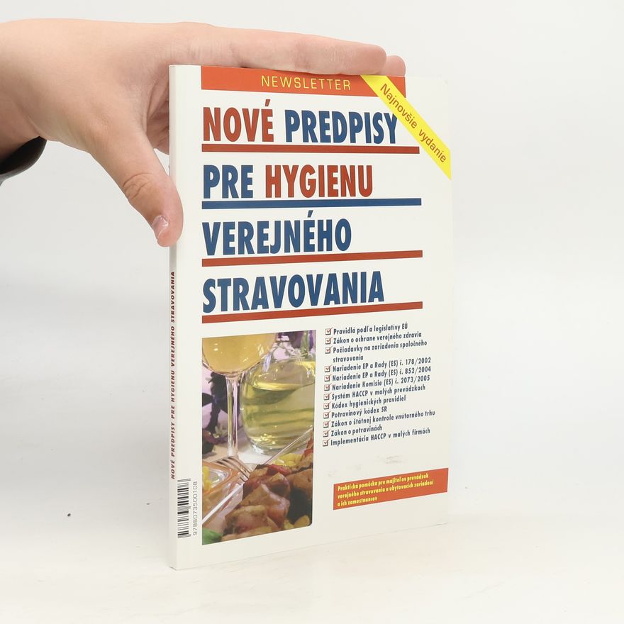 Newsletter Nové predpisy pre hygienu verejného stravovania