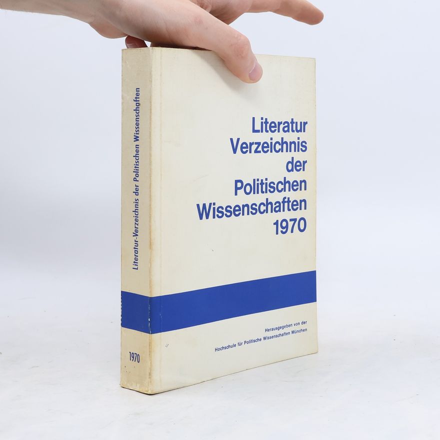 AA.VV. Literatur Verzeichnis der Politischen Wissenschaften 1970