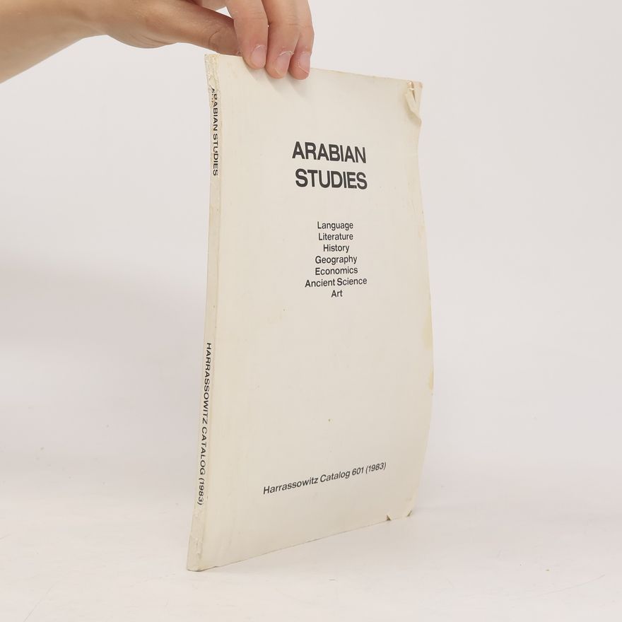Otto Harrassowitz Arabian Studies. Harrassowitz Catalog