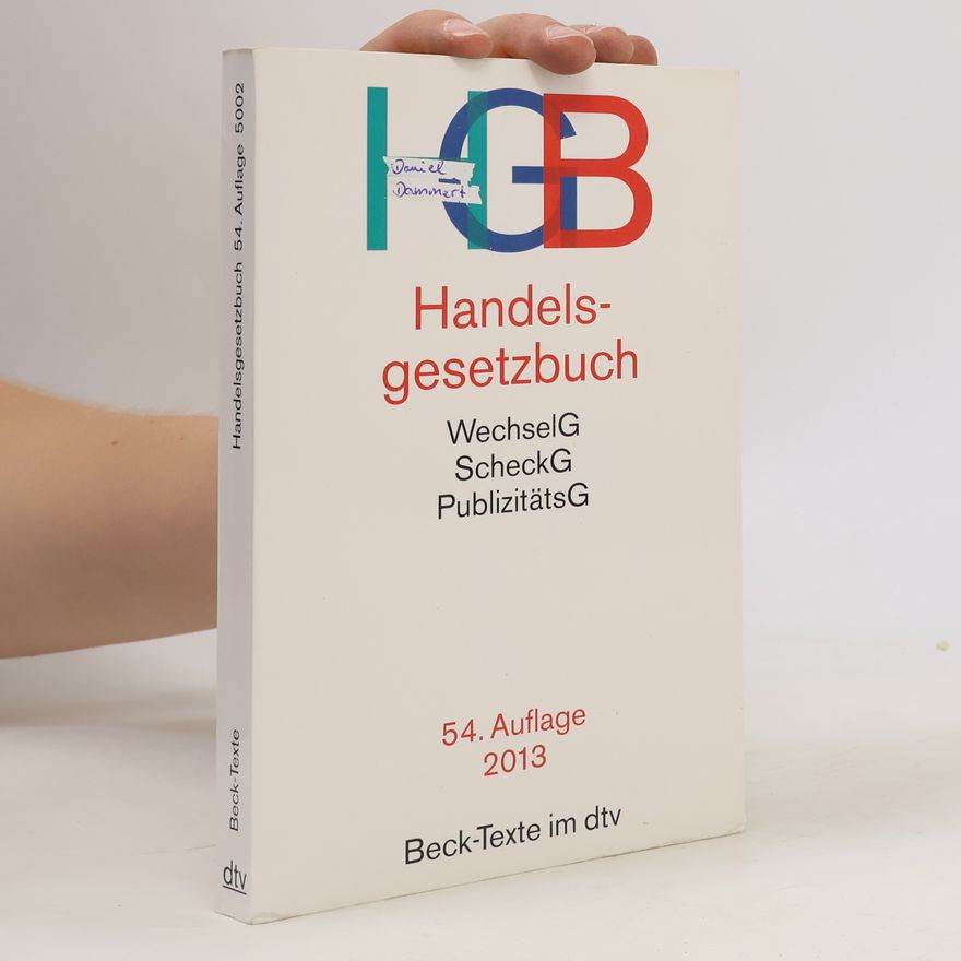 Various authors Handelsgesetzbuch