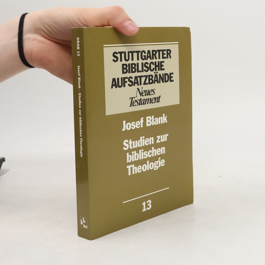 Robert Mahoney Stuttgarter Biblische Aufsatzbände - 13: Studien zur Biblischen Theologie