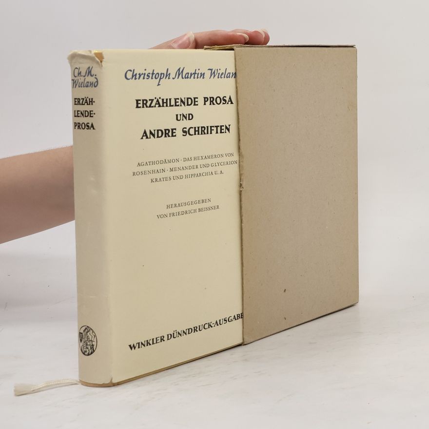 Friedrich Beißner Erzählende Prosa und andere Schriften - Winkler Dünndruck-Ausgabe