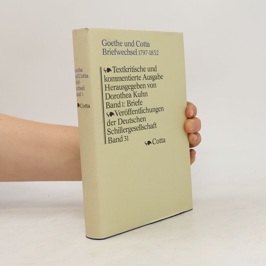 Johann Wolfgang von Goethe Goethe und Cotta